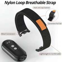 1pc Nylon Band Compatible With Xiao Mi Mi Band 10/9/8Strap Replacement Wristband,Breathable Trail Loop Fabric Bracelet Belt Compatible With MiBand8/ MiBand9/MiBand10 NFC Smart Accessories,Back To School Essentials