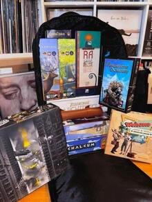 Nerd Hunters Black Board Games Backpack Gamer School Bag With Large Capacity - MultiWarna - View 2