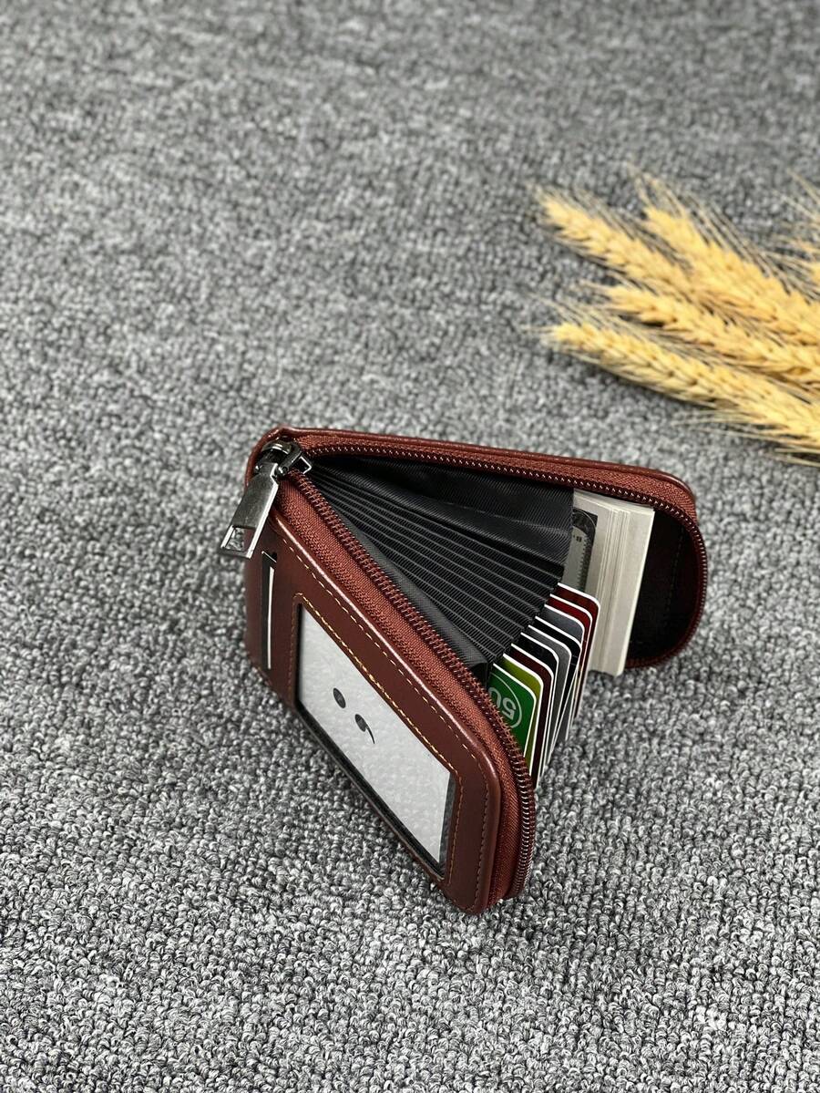 HOVI'S Men Waterproof Travel Toiletries Storage Bag Portable Makeup Organiser Zipper Handbags Retro Stitching Pu Leather Toiletry Bag Large Capacity Travel Business Trip Men's Portable Toiletry Storage Bag Christmas Gifts Gifts For Men Pouch Christmas Bags Waterproof Backpack Men's Gifts , Vintage - Khaki - View 1