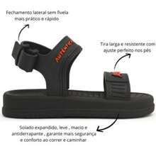 Children's Sandals For Boys And Girls, Easy To Close, School - 黑色 - 查看 2
