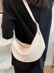 Bolsa Feminina de Ombro Tiracolo Alça Regulavel Fechamento em Ziper