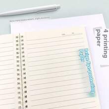 6pcs/Set Spiral Notebooks, 8.3" X 5.9" A5 Size, Thick Plastic Hardcover, 7mm College Ruled, 60-120 Pages, 6 Colors, Essential For Back To School, Suitable For Students, College Students, Office Workers - A5 Notepad - View 11