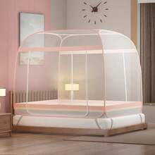 Mosquito Net - Grau (Einzeltür, ganzer Boden), staubdichte Oberseite - Übersicht 2