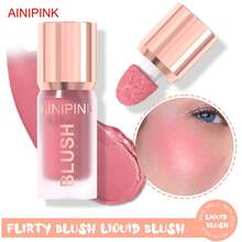 AINIPINK 1 件装液体腮红 - 轻盈优质，可叠加自然红晕，带有浆果色调，质地柔滑，适合脸颊和眼周，持久闪亮效果 - 非常适合情人节和母亲节的礼物 - 彩色 - 查看 11