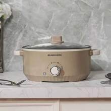 RAF Olla arrocera eléctrica multifuncional de 3L, olla eléctrica de una/dos capas para olla caliente, olla antiadherente para 1-3 personas, olla arrocera para olla caliente, utensilios de cocina, electrodoméstico, calentamiento rápido, fácil de limpiar