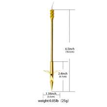 1pc Outdoor Fishing Tool, Stainless Steel Detachable Fishing Spear With Accessories, High Quality Durable Slingshot Fishing Kit - Gold - View 7