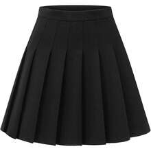 Short Pleated Skirts For Women Cheerleader Uniform High Waist A-Line Mini Skirt - 紅色格子 - 查看 8
