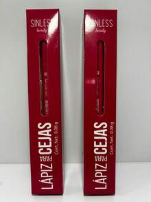 Lápiz para ceja retráctil, mina delgada y precisa, color natural, fácil de usar, duración prolongada y resistente al agua.