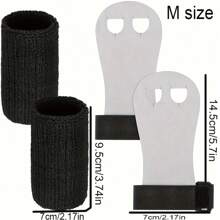 Gymnastics Wrist Wraps Set, Wrist Sweatband And Palm Protection Straps, Wrist Support Sports Accessories, Suitable For Workout, Breathable Moisture-Wicking Sports Wristband, Suitable For Men And Women, Applicable To Tennis, Soccer, Basketball, Running And Other Sports, Elastic Fit, Suitable For Various Activities, Multi-Functional Wrist Support, Fashionable And Practical, Anti-Sweat Wristband, Gym Wrist Gymnastics Wrist Wraps Set