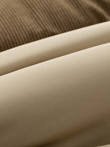 1pc Men's Outdoor Thick Hooded Jacket, Solid Color, Autumn/Winter,Fleece