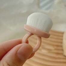 5 Pcs Nails Rings Dust Brush Nail Dusting Brush Tool Nail Art Dusting Brush