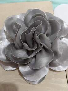 19CM轻奢哥特式夸张一字肩大花胸针立体连体西装连衣裙女聚会晚宴 - 花 - 查看 25