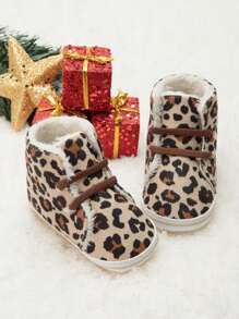 1 Paar Kinder Thermisch gefütterte, bequeme und atmungsaktive Lässig Knöchelstiefel für Innen und Außen, geeignet für den Winter