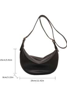 Bolsa Feminina de Ombro Tiracolo Alça Regulavel Fechamento em Ziper