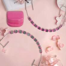 ALQD 1 Pack Braces, Temporary Tooth Decoration With Metal Wires, Metal Brackets And Orthodontic Ligature Ties, Suitable Orthodontists To Explain, Dental Students To Practice (Pink) - 1 - 查看 6