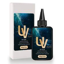 1 Peça Cola Uv Preta Resina Epóxi Cristalina Transparente Com Agente De Cura De Luz Uv, Filmes De Encolhimento Por Calor, Kit De Artesanato Diy Para Fazer Jóias, Acessórios, Etc. - Multicolorido - Ver 5