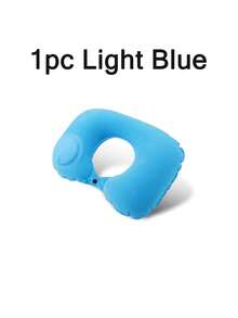 1/2/3pcs Inflatable Neck Pillow, Suitable For Airplane Travel, Inflatable Neck Pillow, Travel Neck Pillow, Inflatable Neck Pillow, Travel Pillow. This Inflatable U-Shaped Pillow Is Designed With Ergonomics, Contouring To The Neck Curve, Portable And Lightweight, Providing Comfortable Support And Relieving Neck Pressure. - Multicolor - View 27