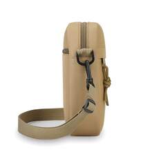 1 Simple Men's Bag Solid Color Single Shoulder Mini Square Bag Casual Single Shoulder Bag Crossbody Bag Lightweight Phone Bag - 卡其色 - 查看 4