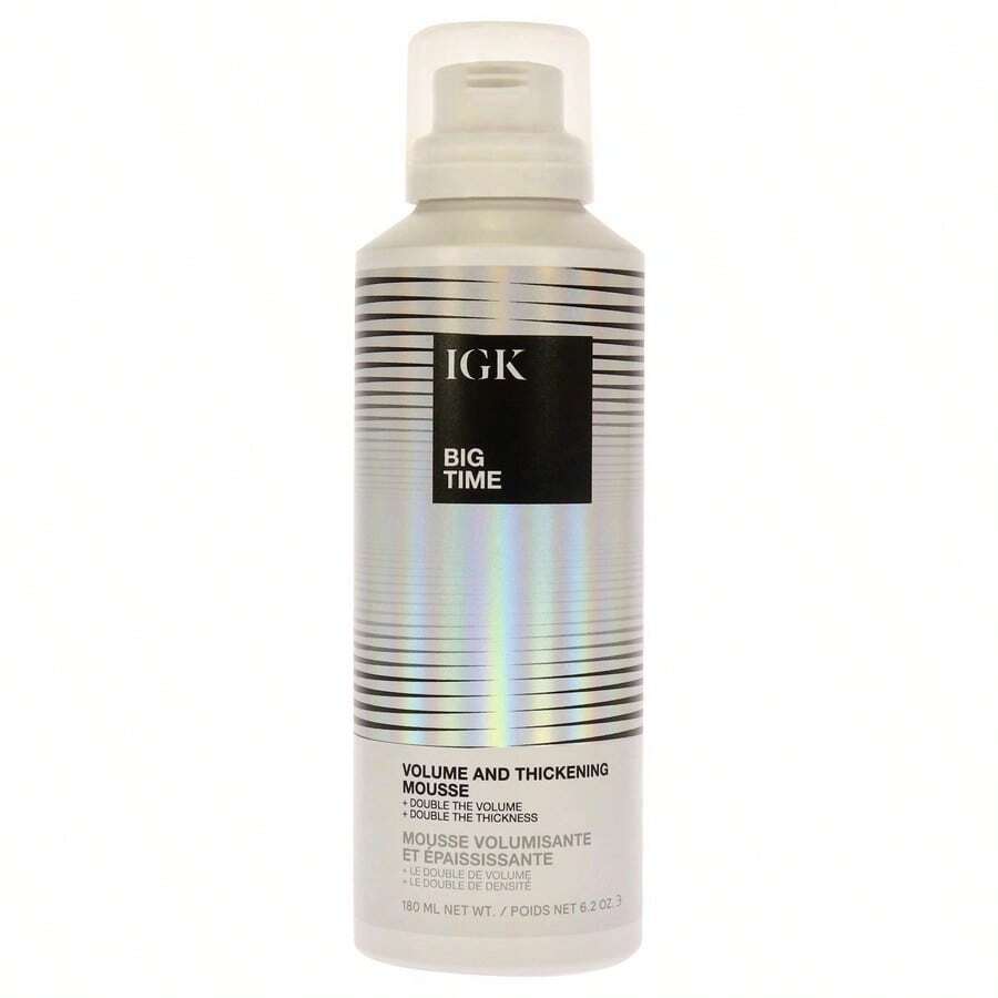 Big Time Volume And Thickening Mousse By IGK For Uni - 6.2 Oz Mousse - Trong sáng - Xem 1