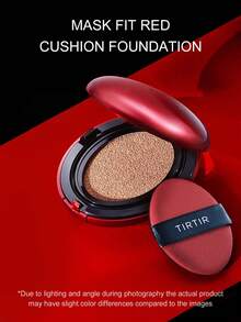 TIRTIR Red Cushion Foundation, Lightweight Coverage, Long-Lasting Satin Finish, 18g - 17N Vanilla Rice - View 9
