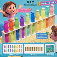The Bottle Matching Game Toy, Exercises Memory And Logic, Interactive Parent-Child Educational Toy, Multi-Player Family Party Game, Birthday Gift For Boys And Girls