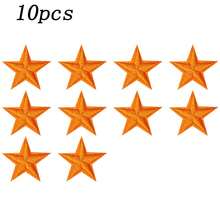 1/3/5/8/10/20/30/50Pcs 3cm/1.18in Mini Star Iron On Patches, Cute Embroidered Applique Iron On/Sew On Patches For Clothing, Jackets, Hats,Backpacks, Jeans - Star style - View 24