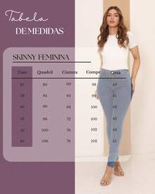 Calça Jeans Feminina Cintura Alta Tecido Encorpado Premium Muito Elastano Modela o Corpo Levanta Bumbum Confortável e Elegante Blogueira Moderna Lisa