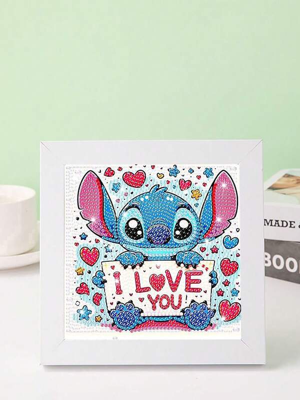 Disney Diamond Painting Classic Cartoon Character Theme, DIY Crystal Diamond Embroidery Mosaic Picture, Numeric Painting Kit, Home Wall & Desk Decor