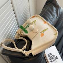 Women Fashion Backpacks - 白色無掛件 - 查看 3