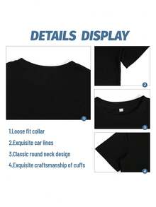 Whimsical Melting Cinnamon Roll Graphic Black T-Shirt Sweet & Fun Design-100% Cotton T-Shirt