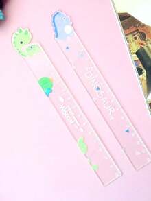 1pc Dinosaur Design Random Ruler,Rulers - Multicolor - View 3
