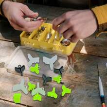 250pcs/100pcs Fishing Hook Bonnets, Plastic Treble Hook Covers, Hooks Safety Caps Protectors (White, Green)