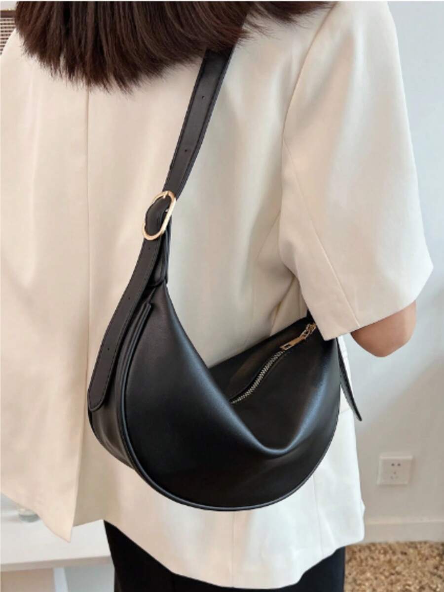 Bolsa Feminina de Ombro Tiracolo Alça Regulavel Fechamento em Ziper