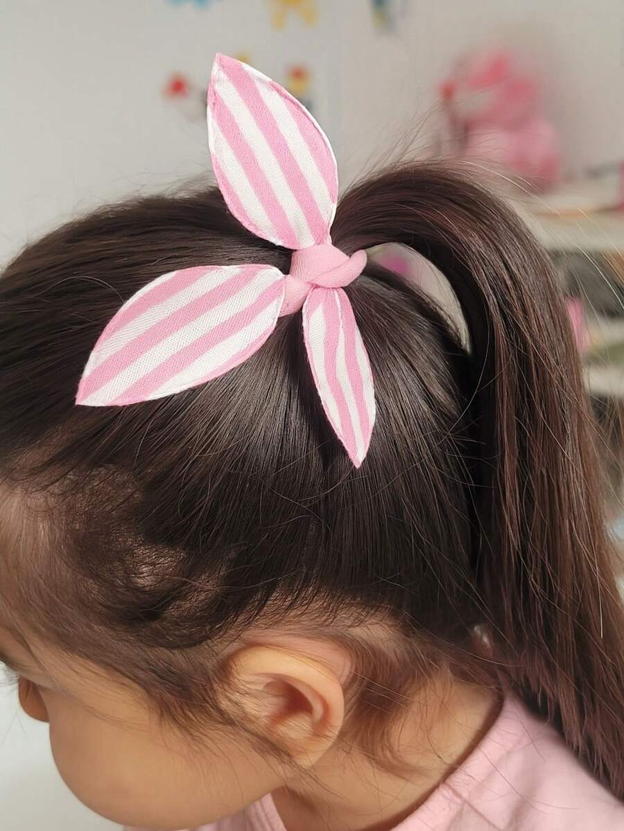 Rabicó com Estampa Listrada – Ideal para Coques, Tranças e Maria-Chiquinha