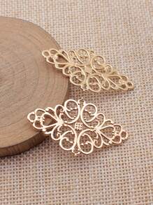 8入組41x25毫米（1.61x0.98英寸）圖案連接器，用於製作耳環的手工DIY珠寶配件