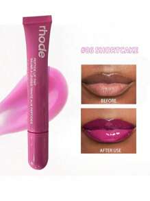 1 pieza Leoyol Lápiz labial hidratante transparente con aceite hidratante para labios