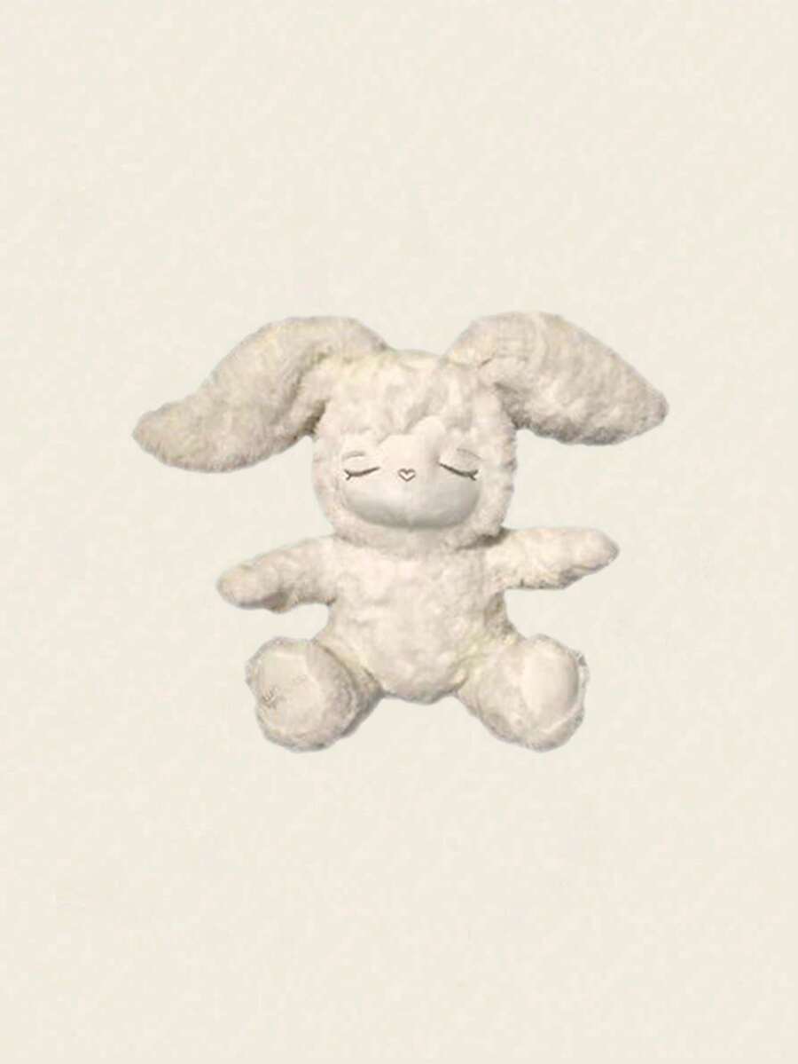 Hasbro Elyce 小兔子 – 25厘米可坐毛绒玩具，卷曲羔羊毛 | 生日或返校礼物之选