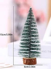 1 قطعة شجرة عيد الميلاد الصغيرة لتزيين الطاولة، شجرة عيد الميلاد الصناعية الصغيرة للمكتب لديكور العطلات، شجرة صنوبر مغطاة بالثلج لديكور المنزل في فصل الشتاء، زخرفة عيد الميلاد الصغيرة للمكتب، ديكورات عيد الميلاد للمنزل، هدايا عيد الميلاد