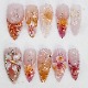Flower Fake Nails-15