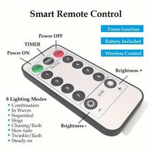 6 pezzi di cappelli da strega illuminati appesi, luci a stringa da 14 piedi con 56 LED per Ognissanti da interno ed esterno con telecomando, alimentate a batteria con 8 modalità di illuminazione per giardino, cortile, albero (Ognissanti)