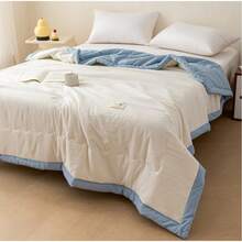 Duvets & Down Comforters - Hand-wrapped Summer Quilt-white Powder - View 6