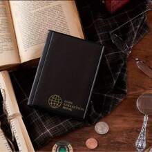 1pc 120 Slots Coin Collection Album, Commemorative Coin & Vintage Coin Storage Book, Thick PVC Sticker Holder (Coins Not Included),Savings Plan,Biweekly Savings Plan,10000 Savings Plan,Savings Strategy