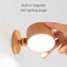 1个床头灯 LED夜灯 简约风格 充电款 适用于床边