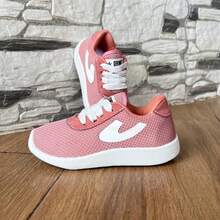 Tenis deportivos para niño/a  – Ligeros, cómodos y resistentes para uso diario - Rosa - Ver 1