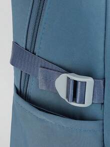 Mochila de escolar nylon casual Feminina resistência impermeável - Azul - Visão 5