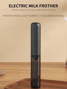 Brutelle 1pc Handheld Blender Milk Froth Coffee Blender Strong Fast Frothing High Quality Stainless Steel Rechargeable Portable Milk Frothing Equipment For Home Restaurant Cafe Coffee Corner