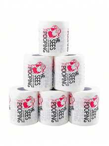 1 rollo de papel impreso con tema navideño, papel higiénico navideño con estampado de Papá Noel, toallas de papel desechables con motivos navideños, decoraciones navideñas, decoración para el hogar en Navidad 2025, suministros de decoración para fiesta de Navidad, regalos navideños, artículos para fiesta de Navidad, decoración de Año Nuevo 2026