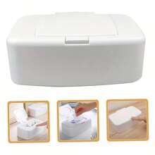 1/2PCS Portable Wet Wipe Dispenser - Square Plastic Tissue Holder For Car & Office, Bathroom Essentials, Christmas/Halloween Gift Decoration,Bathroom Storage,Toilet Roll Holder,Bathroom Accessories,Tissue Box Holder,Kitchen Accessories