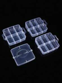 1 件 3 层 18 格透明收纳盒，玩具、珠宝及配饰整理盒，便携式储物盒，情人节返校礼物 - 查看 9