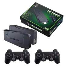 Mini Consola Retro Portátil M8, 20k Juegos Integrados, 64GB, Salida TV HD, 2 Mandos Inalámbricos para 2 Jugadores - Negro - Ver 11